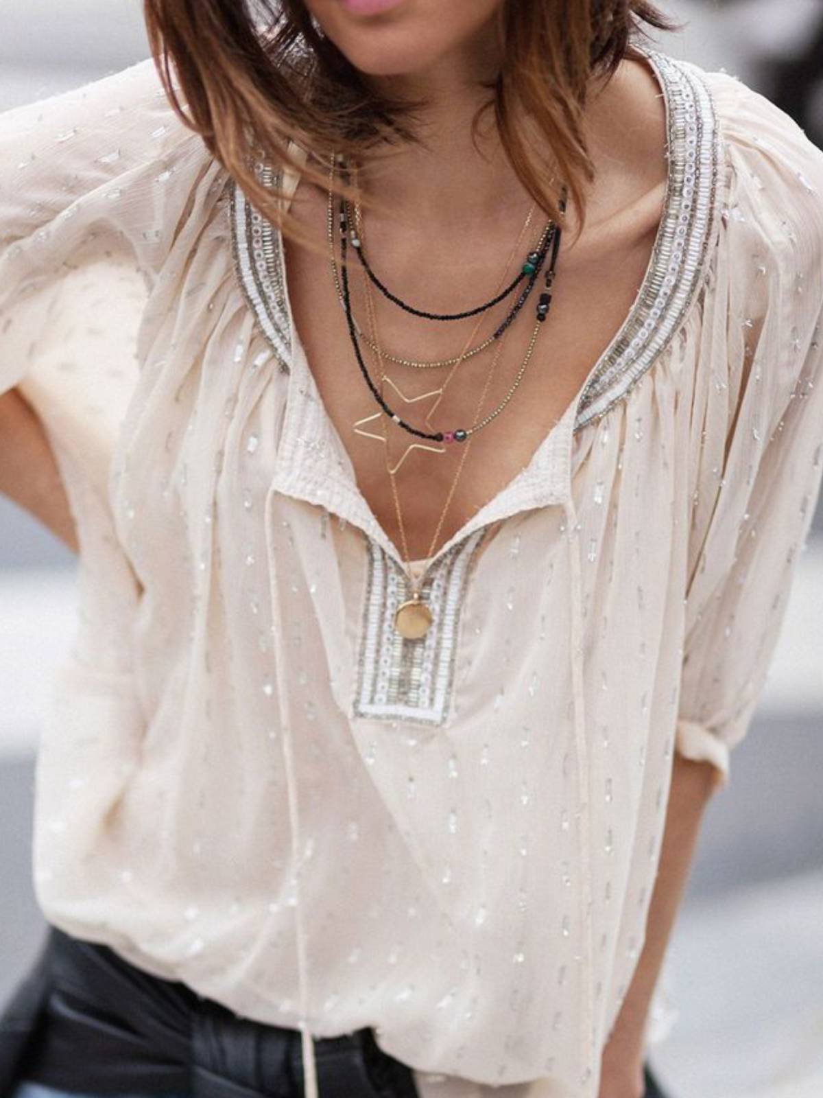 White Cotton Plain Half Sleeve Shirts & Tops