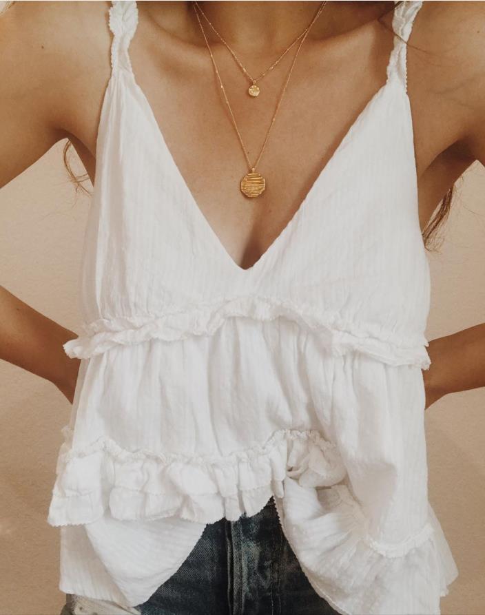 Plus Size V Neck Solid Casual Sleeveless Tops