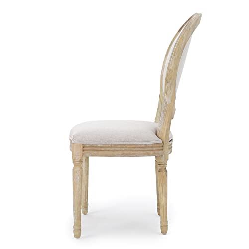 Christopher Knight Home Hilary French Country Fabric Dining Chairs (Set of 4)