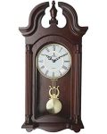 Decorative Pendulum Battery Operated Wood Wall Clock with Swinging/ 23.5×9.25′′