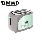 Stainless Steel Bread Maker Timer Electric Toaster Sandwich Toast Oven Grill 2 Slices Slot