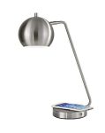 5131-22 Emerson Desk Lamp Wireless Charging, 7W LED, 5W QI, USB Port