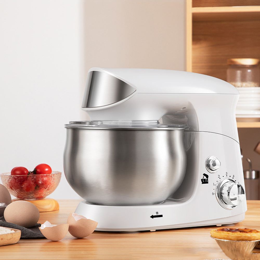 Stainless Steel Bowl Mute Mixer 6-speed Kitchen Food Stand Mixer