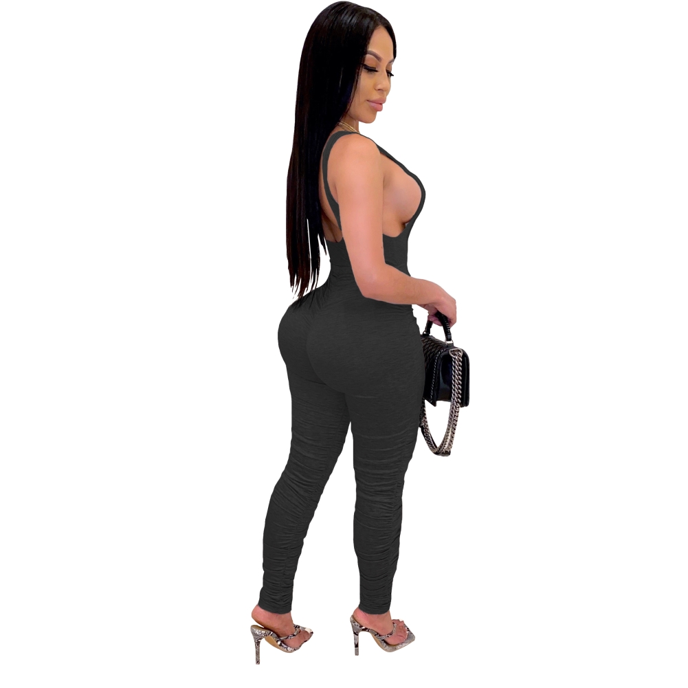 Sexy Lips Print Two Piece Stacked Pants Set