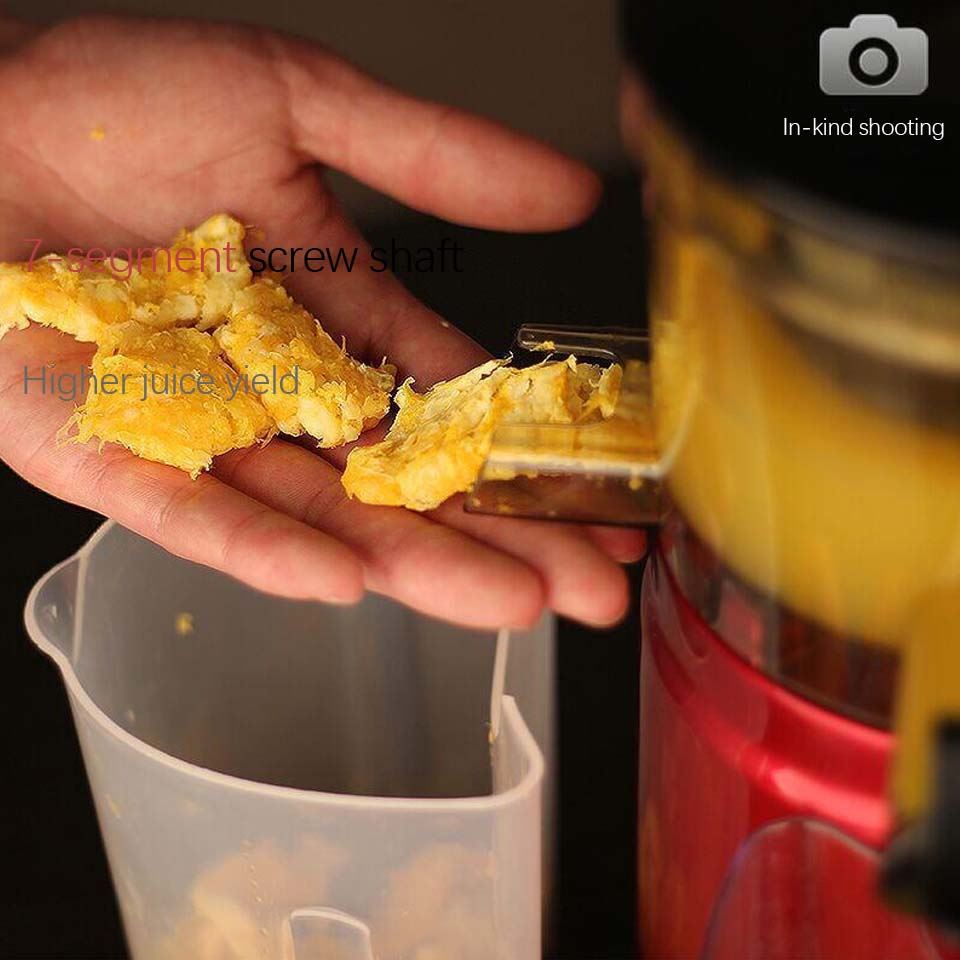 Large Wide Mouth Feeding Chute Whole Apple Slow Juicer Fruit Vegetable nutrition