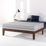 12-Inch Solid Wood Platform Bed | Wooden Slats, No Box Spring Needed/Twin