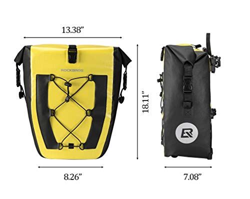 Waterproof 27L Large Capacity Bike Bag Rear Rack Bicycle Pannier Bag