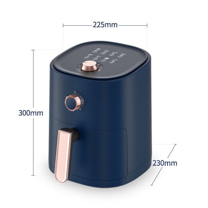 Air Fryer Electric Oven Multi-Functional No Smoke Oil Free Fryer Pizza Potatoes Fries Chicken Wings Baking Machine