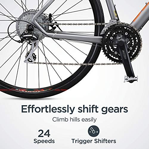 24-Speed Drivetrain, 58cm/Large Aluminum Frame, Flat Bar, Disc Brakes