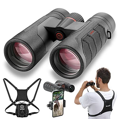 10×42 Ultra HD Binoculars with Phone Adapter and Harness