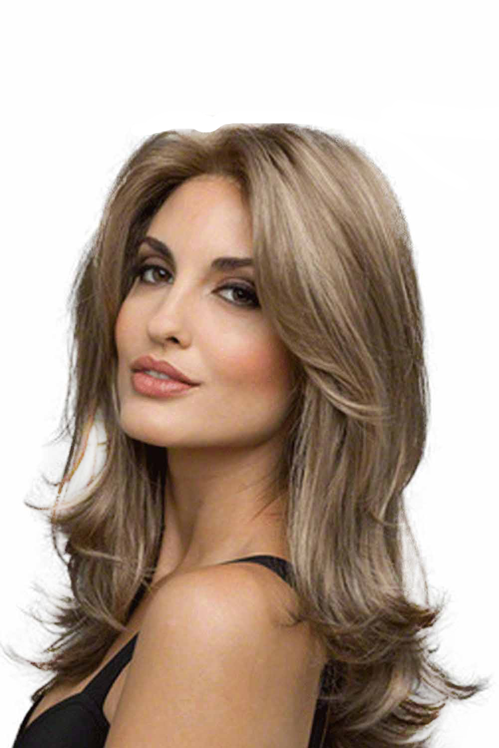 流行秀丽中长卷假发