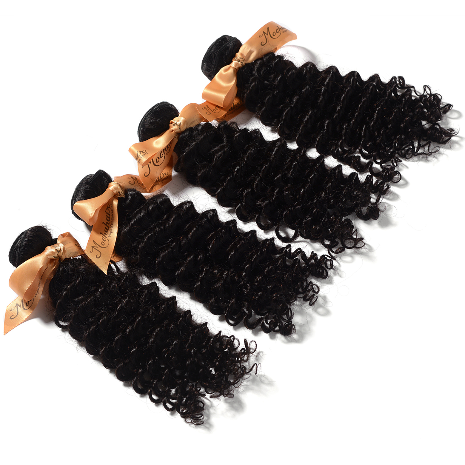 8A Human Brazilian Hair Extension,Deep Wave Curly,4pcs/lot 12 -28 ,Virgin Brazil Human Weft , Weave,