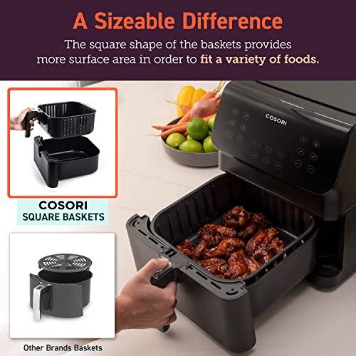 12-in-1 Large XL Air Fryer Oven with Upgrade Customizable 10 Presets