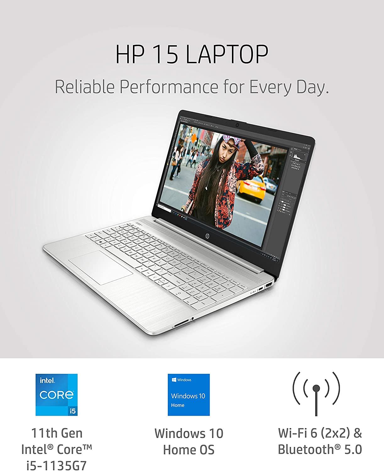 Windows 10 Home, HP Fast Charge, Lightweight Design