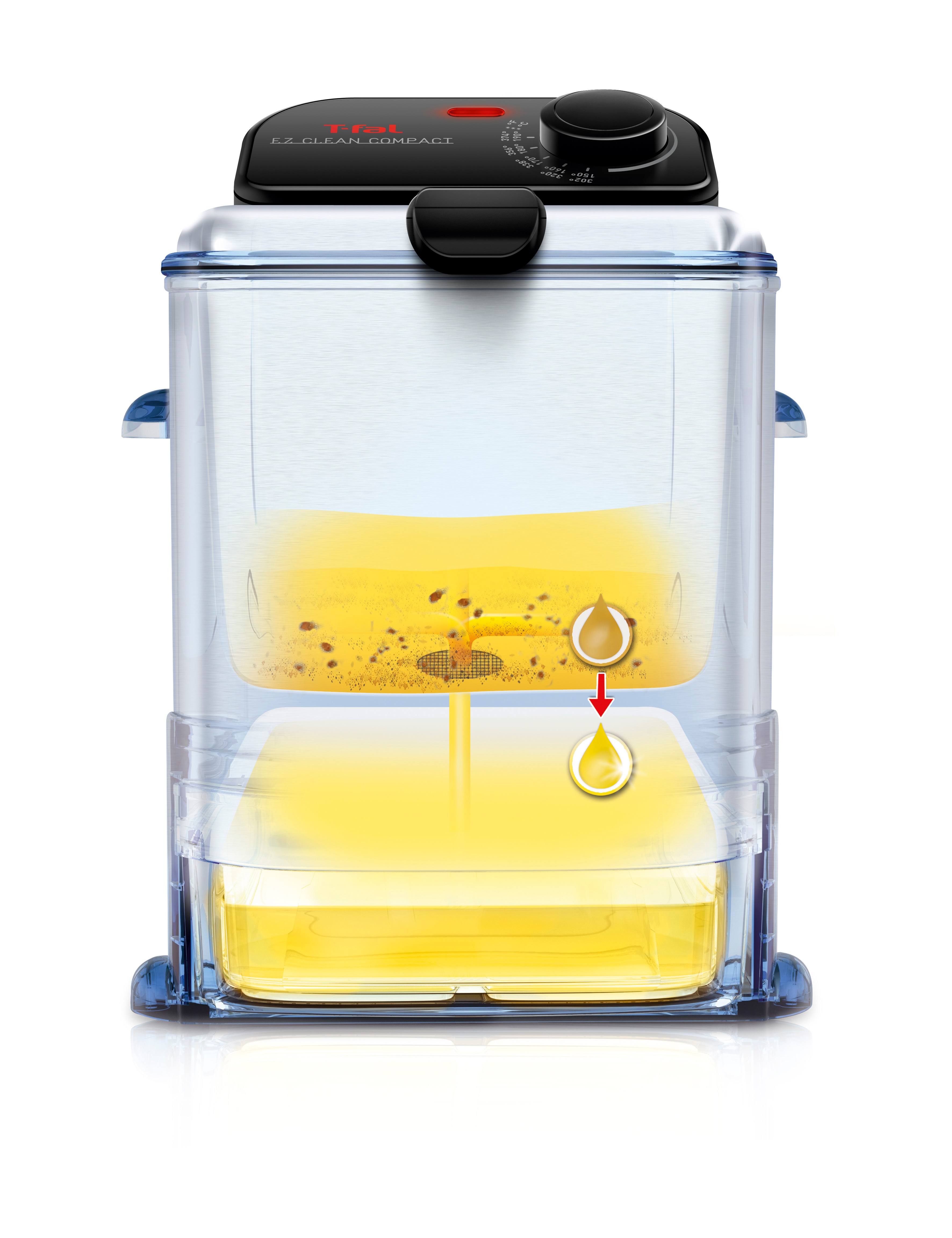 T-Fal EZ Stainless Steel 1.8 LITER Clean Deep Fryer
