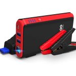 Quick Charge Portable Car Jump Starter Auto Battery Booster w/USB Phone Charger Ports & LED Light.