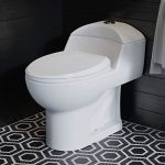 Forever SM-1T803 Chateau One Piece Toilet, Glossy White
