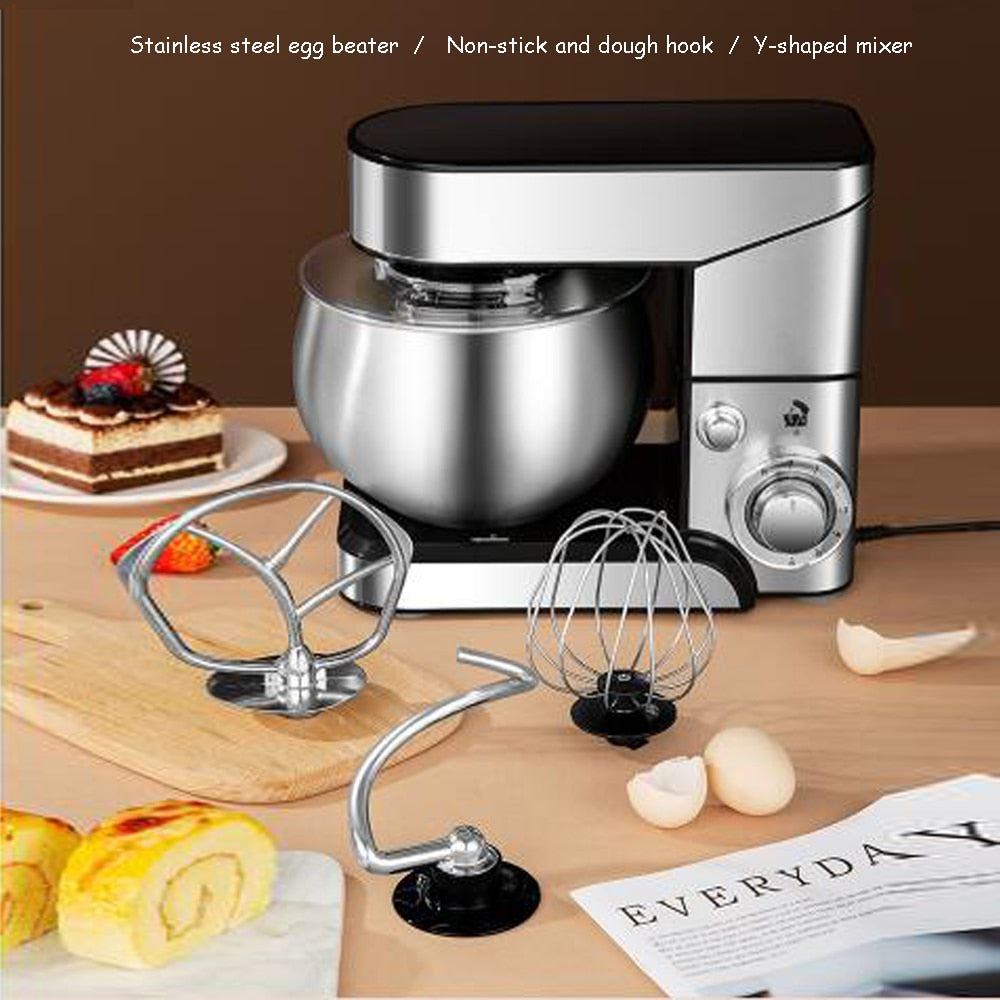 Stand Electric Food Mixer Chef Machine Stainless Steel 5L Bowl Cream Blender
