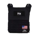 Northgym Adjustable Fitted 20lbs Weighted Vest for Men and Women/Perfect for Endurance & Strength Training- BLACK