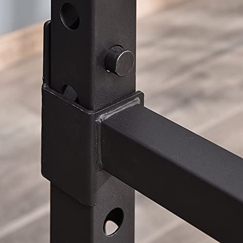 Soozier Power Tower Squat Cage, Adjustable Multi-Function Home Gym Equipment