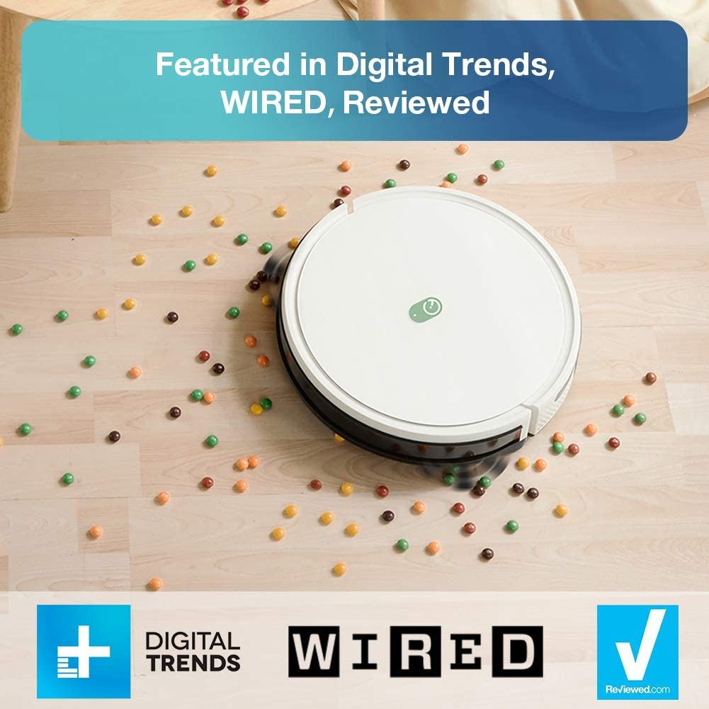 2000Pa Wi-Fi Robotic Vacuum Cleaner/White