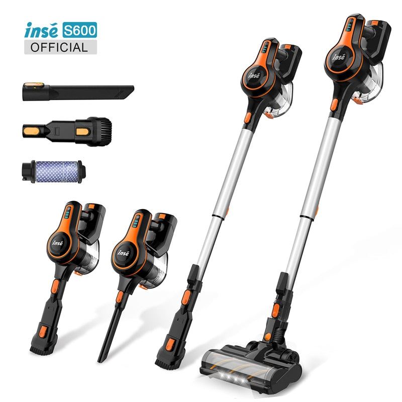 5-in-1 Cordless Vacuum Cleaner for Home Up to 40 Mins Runtime With Rechargeable Battery