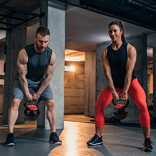Kettlebell Weights Sets, Adjustable Kettle Bells Weight, 15-40lbs Kettlebells