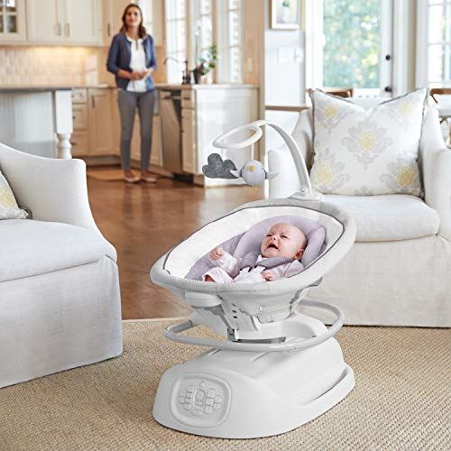 Graco Cry Detection Technology Sense2Soothe Baby Swing
