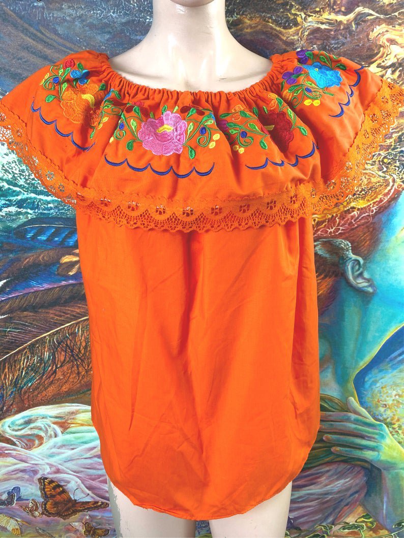 Floral Cotton-Blend Short Sleeve Casual Shirts & Tops