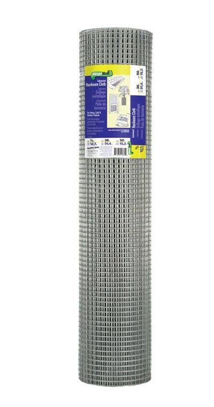 Garden Zone 36 in. W x 50 ft. L Steel Hardware Cloth 1/2 in.