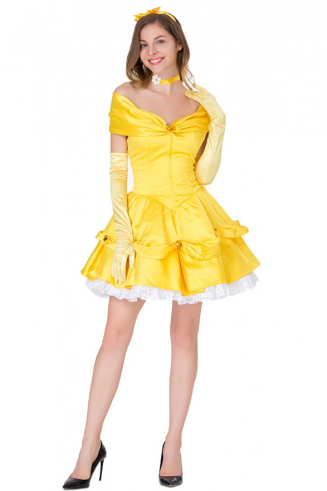 Sexy Belle Costume Adult Beauty And The Beast Costume