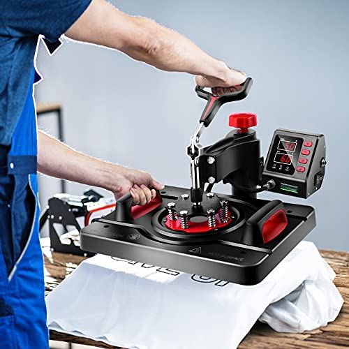 Heat Press Machine Digital Combo with Multifunctional Swing
