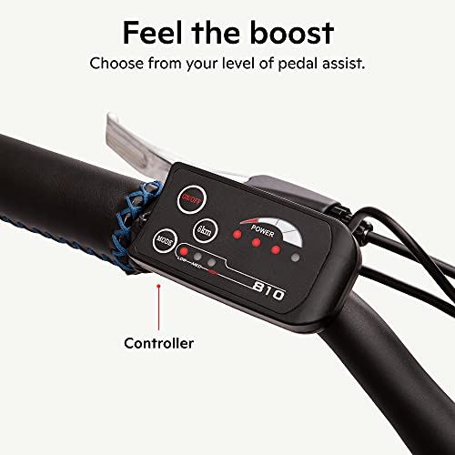 Electric Bike, 18.5-Inch Aluminum Frame, 7 Speed, 700c Wheels, 375Wh Battery