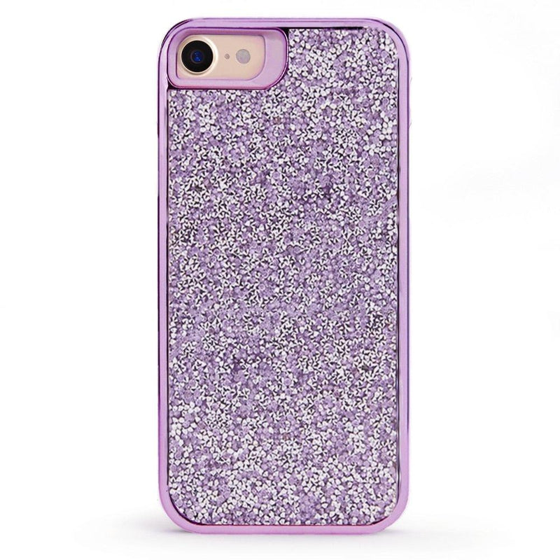 All That Glitter Purple Chrome Crystal Case
