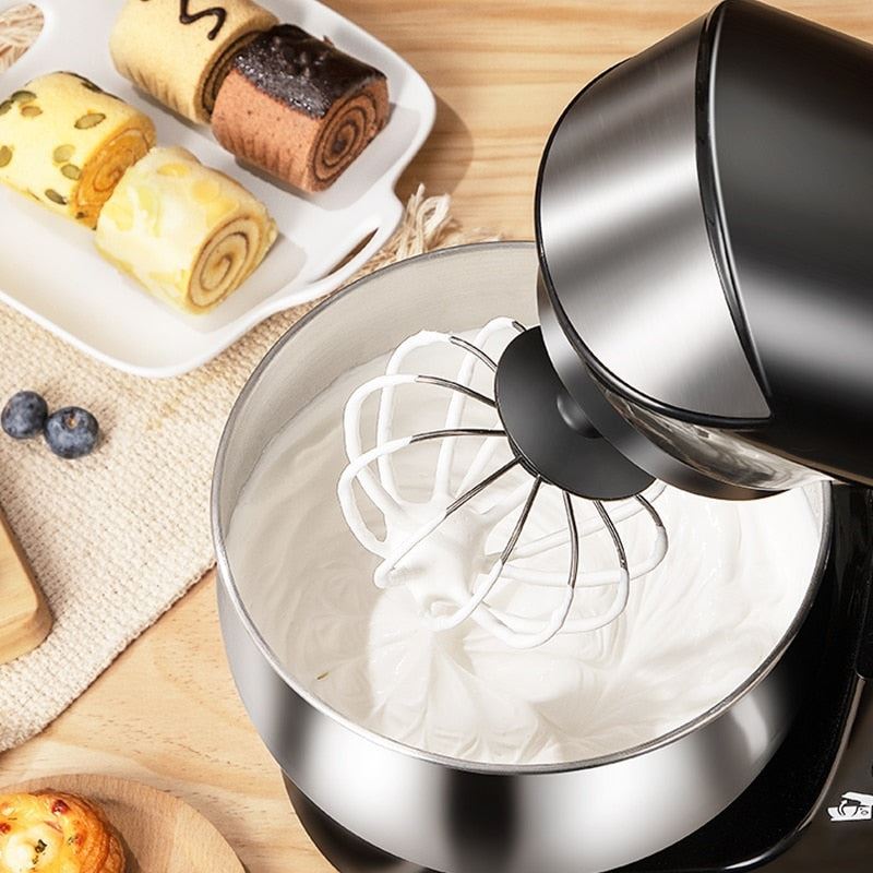 Kneader Electric Dough Mixer Multifunction Desktop 6 Speed Electric Mixer