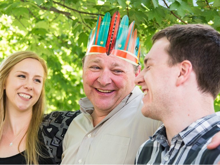 Wearable Crown Greeting Cards