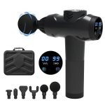 Handheld Percussion Massage Gun w/ 6 Adjustable Heads & 20 Speed