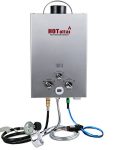 Hotaitai Portable Propane Water Heater, 6L Tankless Water Heater with Water Pump