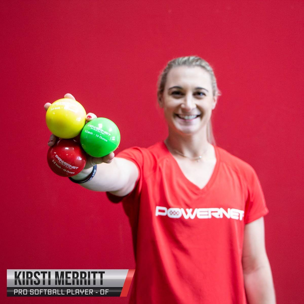 Powernet 3.2x22 Weighted Hitting Batting Training Balls 9 Pack Lite 12, 14, 16 oz