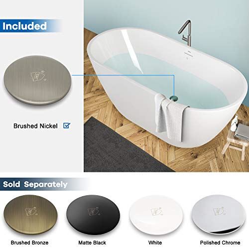 Shaped Freestanding Soaking Bathtub, cUPC Certified, Glossy White Freestanding