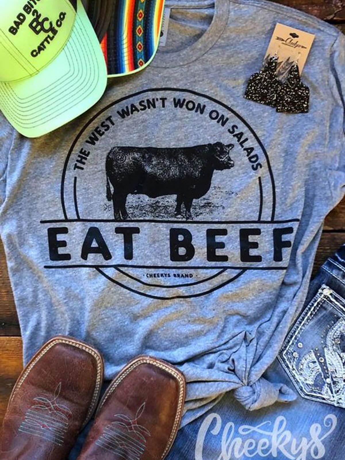 Gray Casual Crew Neck Shift Shirts & Tops