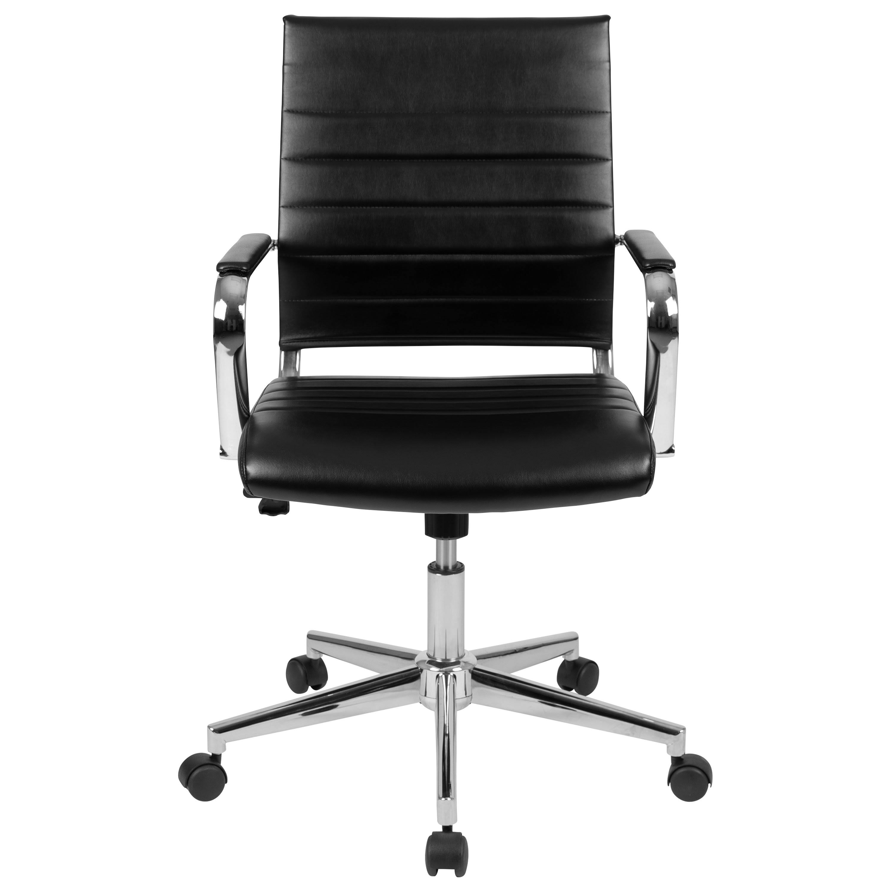 White LeatherSoft Office Chair