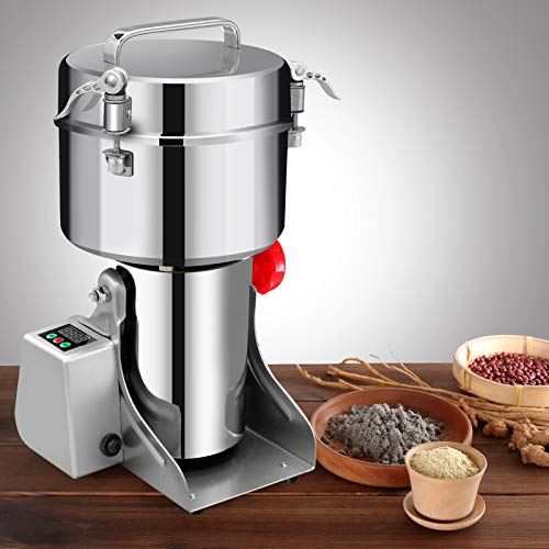 Electric Grain Mill Grinder 304 Stainless Steel Pulverizer Grinding