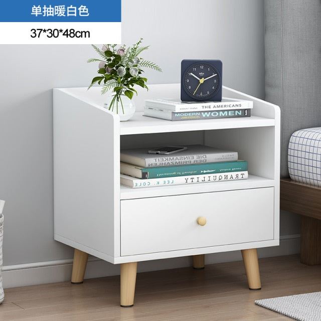 Living Room Furniture Bedside Table Simple Modern Small Apartment Hotel Drawer Nightstand