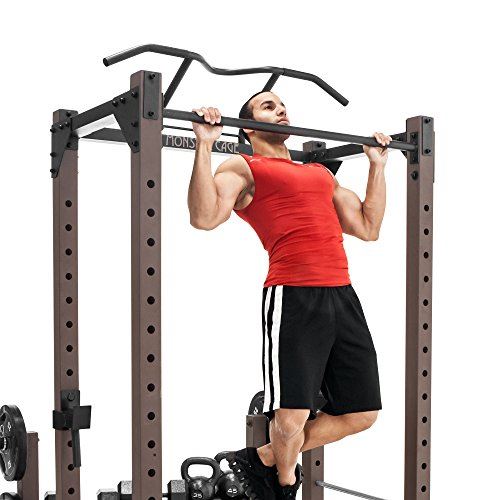 Steelbody Strength Training Monster Cage Squat Rack Home Gym Station- Black