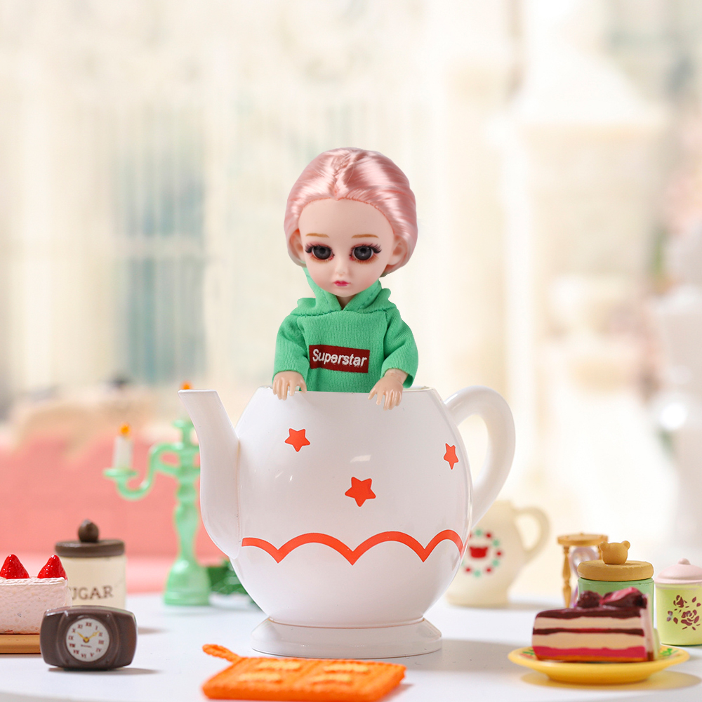 16CM sexy Doll With 13 Moveable Joints Naked Nude Body Fashion Dolls Children DIY Toys Handmade Beautiful Dress Girls Gift