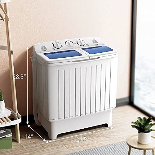 Washer and Dryer Combo Compact Mini Washer (11lbs) & Spin Dryer (7lbs) Sets