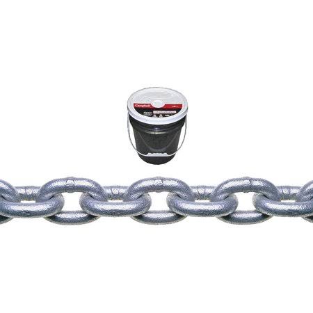 Campbell Chain 0140533 Proof Coil Chain 5/16 inch 92 Foot Galvanized Steel, Size: One Size