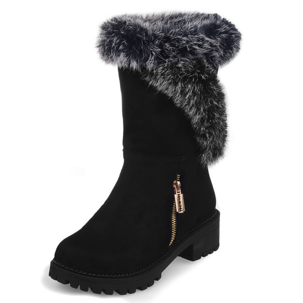 Decostain Comfort Winter Snow Warm Soft Mid Calf Boots