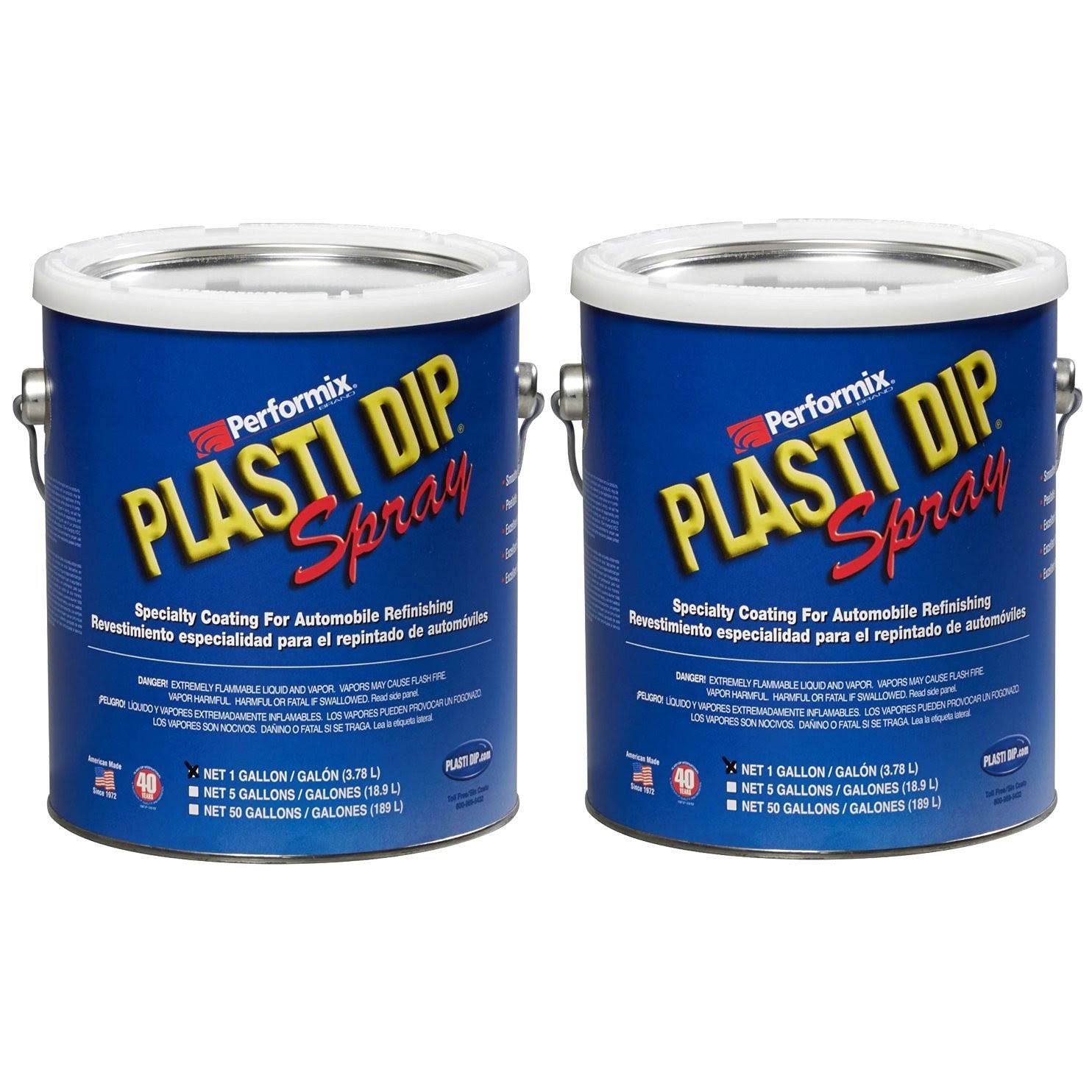 Plasti Dip Multi Purpose Rubber Coating Spray - White - 1 Gallon, (Pack of 2) 10107S